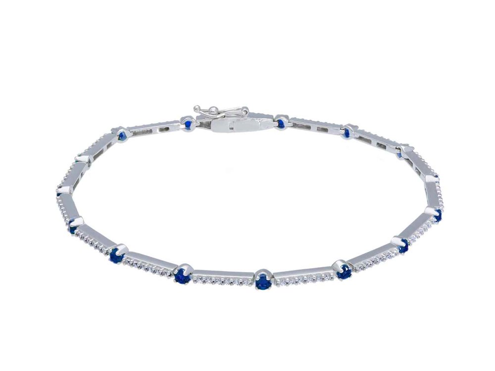 ARMBAND ZIRCONIA - 18kt Witgoud | COLLECTION VANSCHOENWINKEL