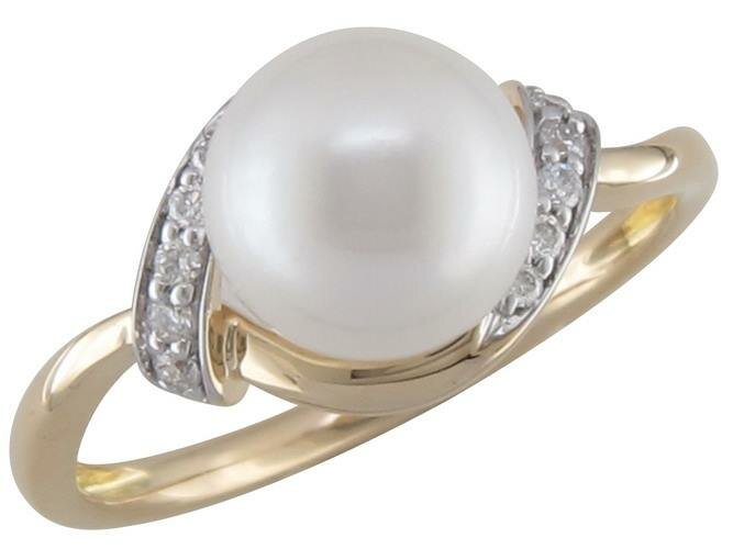 Ring parel-briljant - 18kt Witgoud | COLLECTION VANSCHOENWINKEL