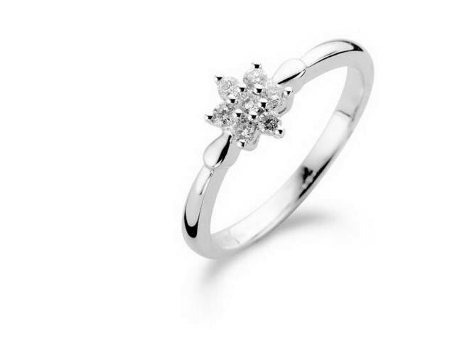 Ring briljant - 18kt Witgoud | J & A Collection 1970