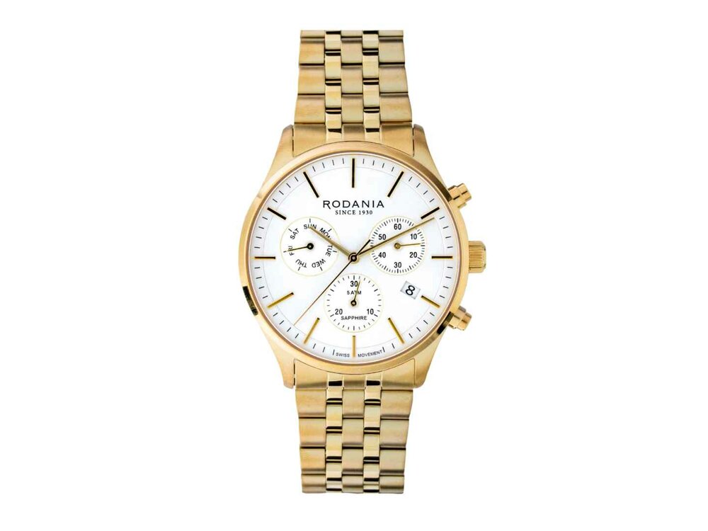 RODANIA SWISS MADE HEREN - PVD plaqué / Edelstaal | Rodania 1930 Swiss Made
