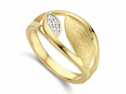Ring briljant - 18kt Geelgoud | COLLECTION VANSCHOENWINKEL