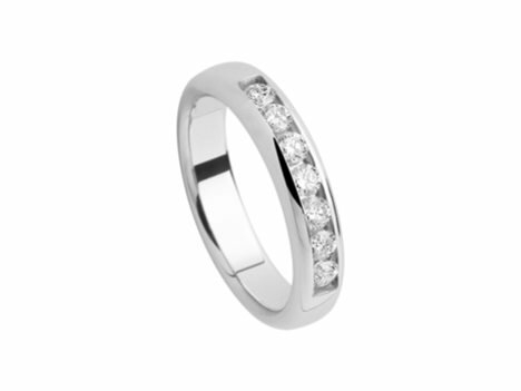 Mémoire Trouwring - 18kt Witgoud | Auro Design Ring