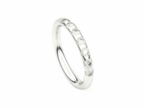 Mémoire Trouwring - 18kt Witgoud | Auro Design Ring