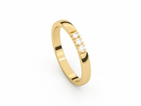 Mémoire Trouwring - 18kt Geelgoud | Mémoire Ring
