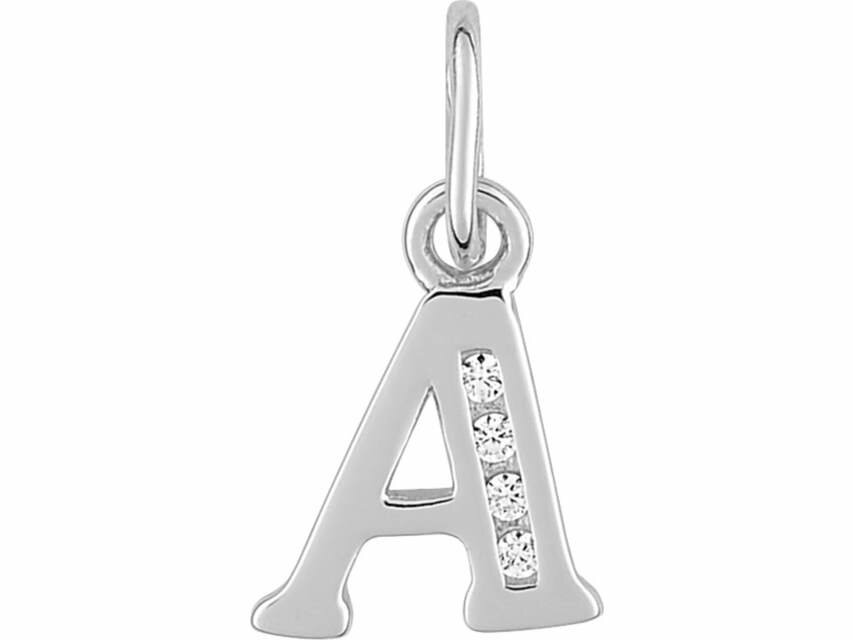 Hanger Letter - Zilver Gerhodineerd | (AG) Zilver Collection VS