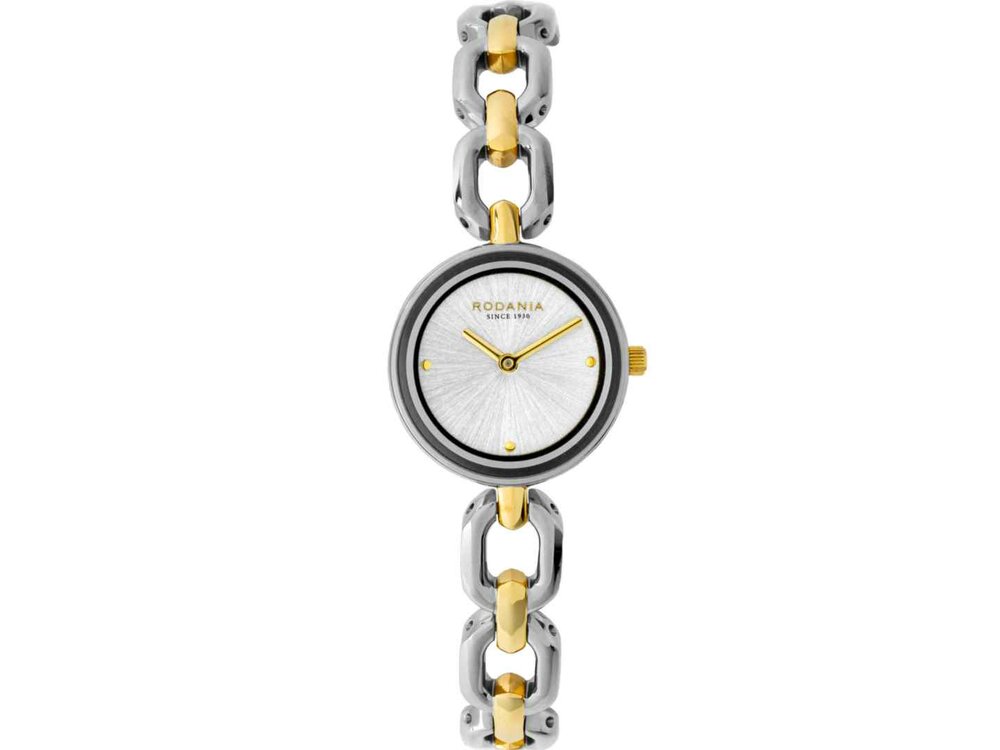 RODANIA SWISS MADE DAMES - Bicolor Staal-Plaqué / PVD | Rodania 1930 Swiss Made