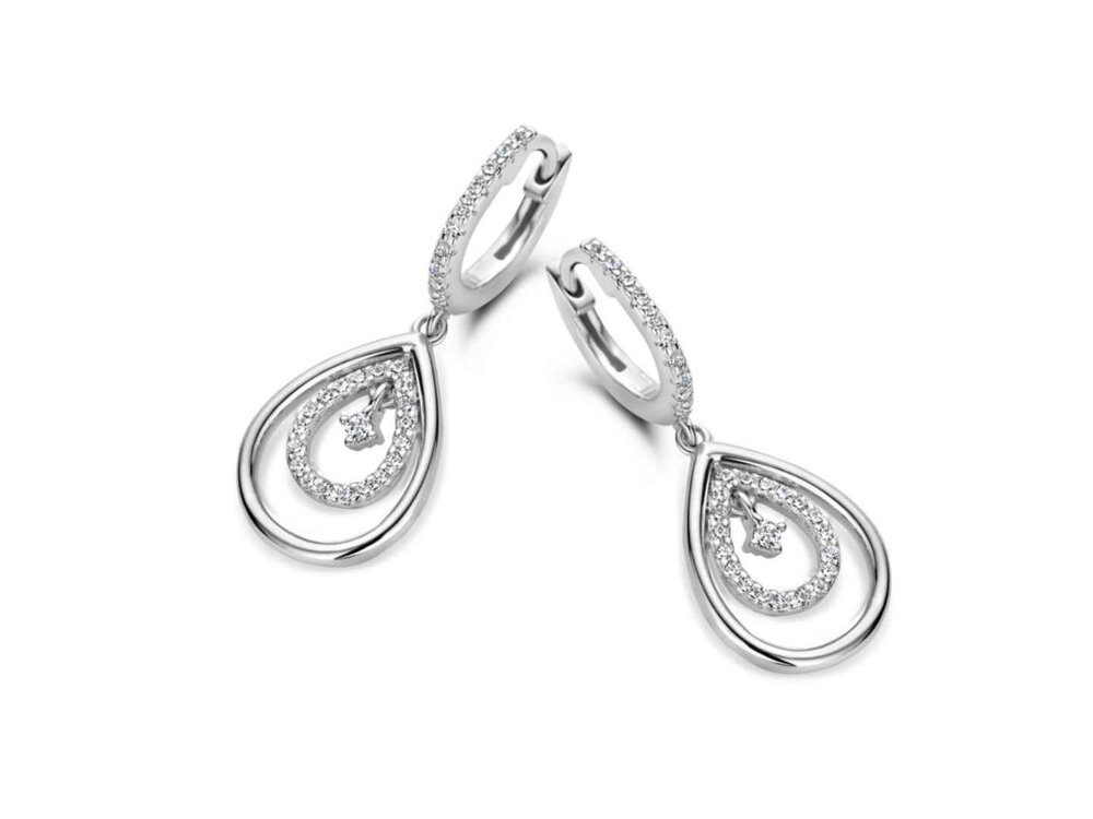 Oorbellen afhangers - Naiomy (AG) Zilver