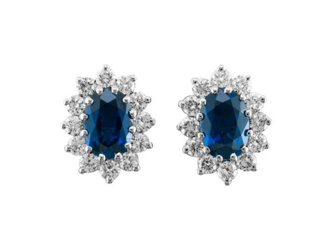 Oorbel kl.steen-briljant - 18kt Bicolor | COLLECTION VANSCHOENWINKEL