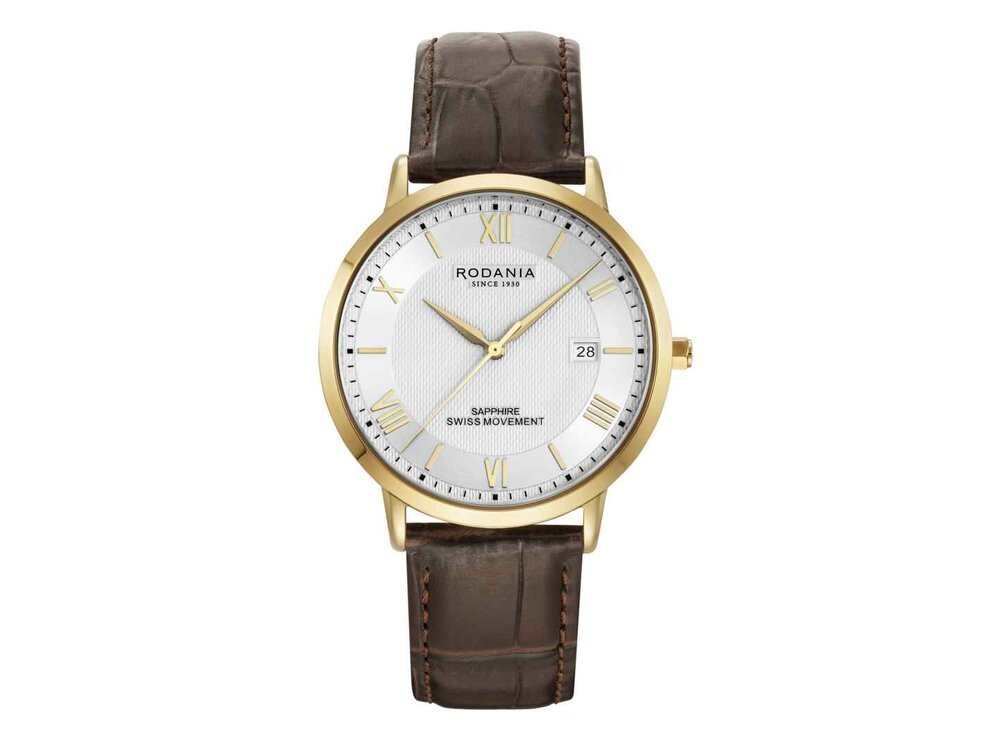 RODANIA SWISS MADE HEREN - Edelstaal+Leer | Rodania 1930 Swiss Made