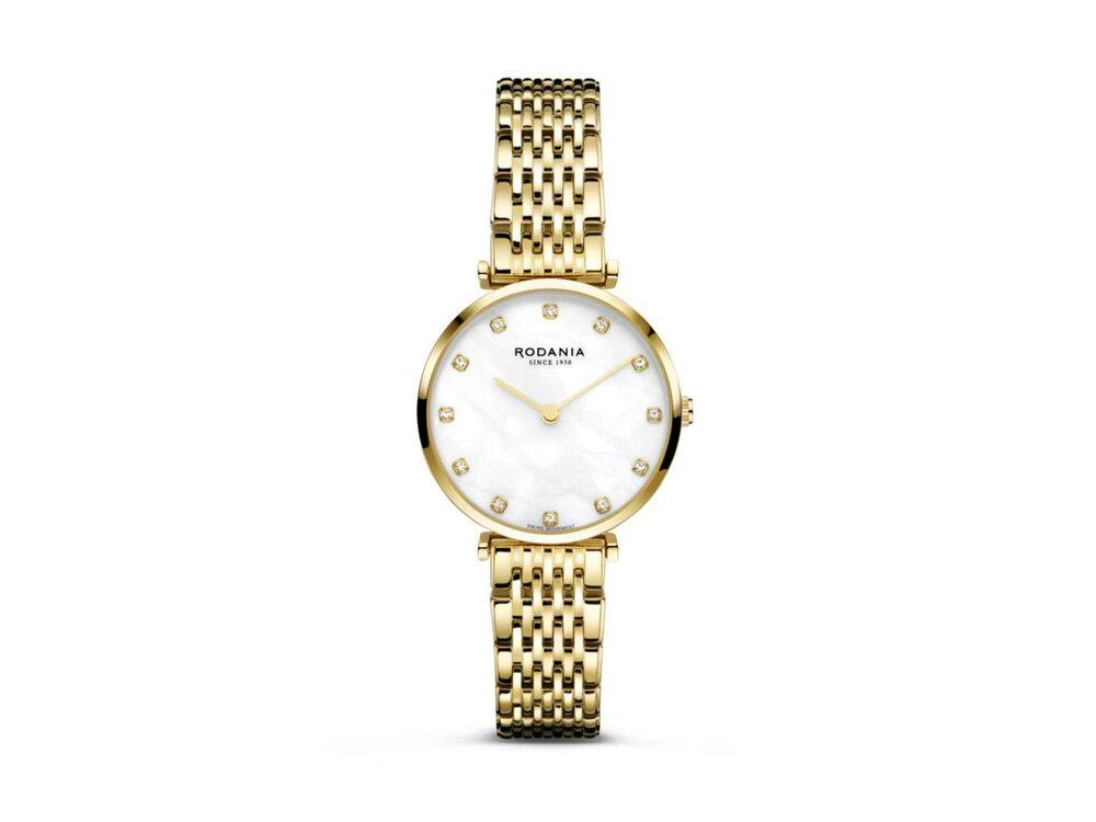 RODANIA SWISS MADE DAMES - Bicolor Staal-Plaqué / PVD | Rodania 1930 Swiss Made