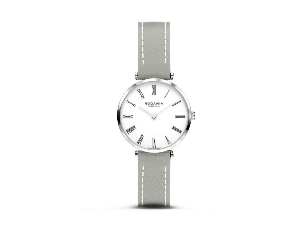RODANIA SWISS MADE DAMES - Edelstaal+Leer | Rodania 1930 Swiss Made