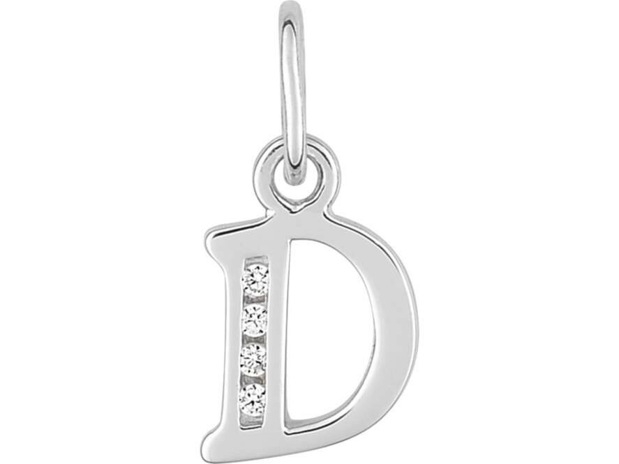 Hanger Letter - Zilver Gerhodineerd | (AG) Zilver Collection VS