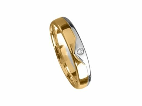 Aurodesign Trouwring - 18kt Bicolor | Auro Design Ring