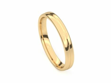 Tessina Trouwring - 18kt Geelgoud | Auro Design Ring
