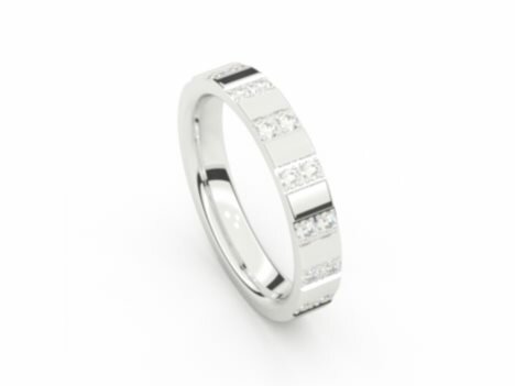 Mémoire Trouwring - 18kt Witgoud | Mémoire Ring