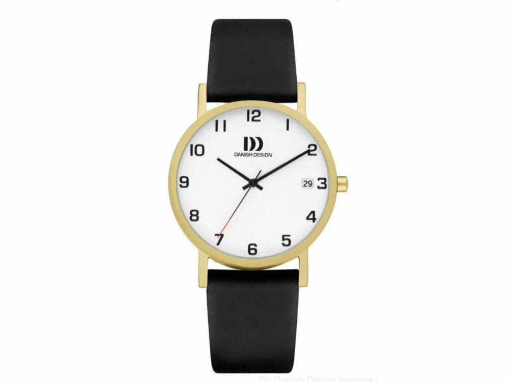 DANISH DESIGN WATCH QUARTZ - QUARTZ LEDER