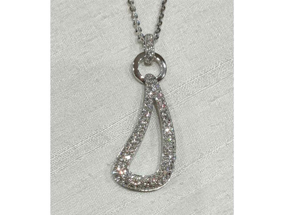 Hanger Briljant - 18kt Witgoud | COLLECTION VANSCHOENWINKEL