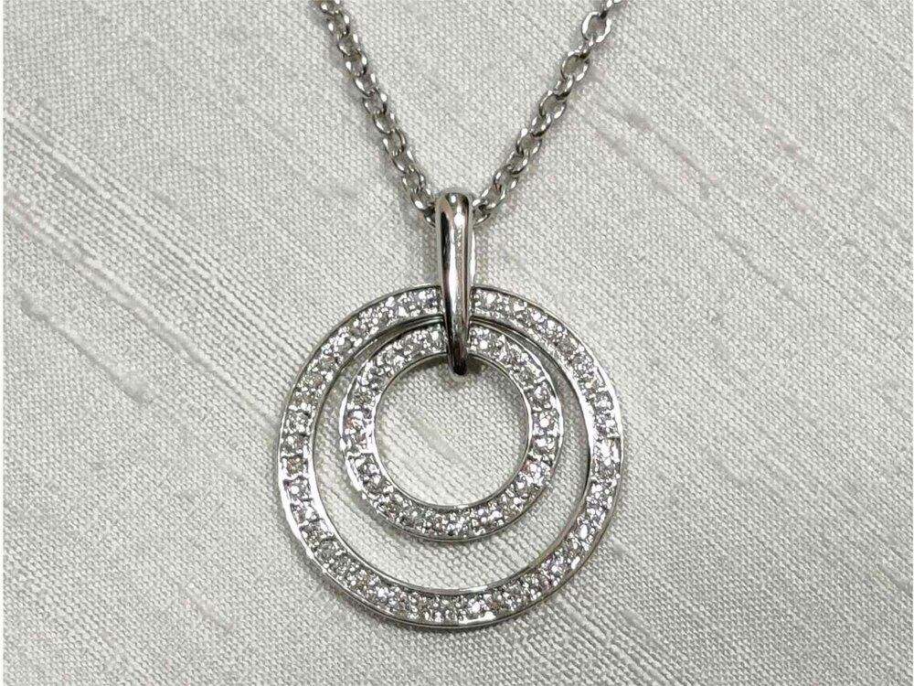 Hanger Briljant - 18kt Witgoud | COLLECTION VANSCHOENWINKEL