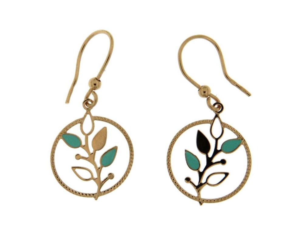 Oorbellen afhangers - 18kt Geelgoud | COLLECTION VANSCHOENWINKEL