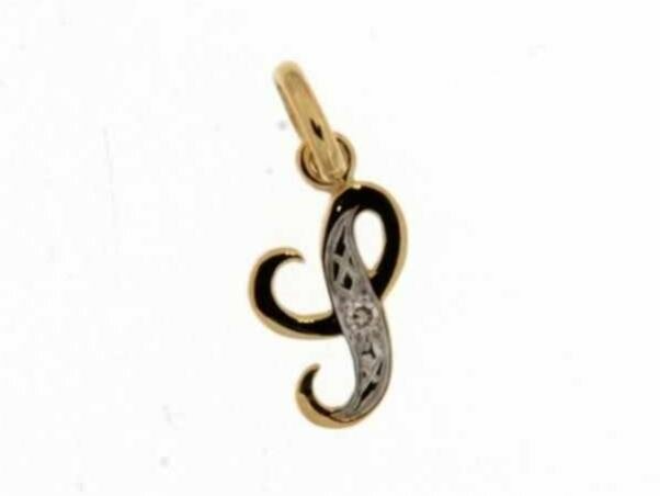 Hanger Letter - 18kt Bicolor | COLLECTION VANSCHOENWINKEL