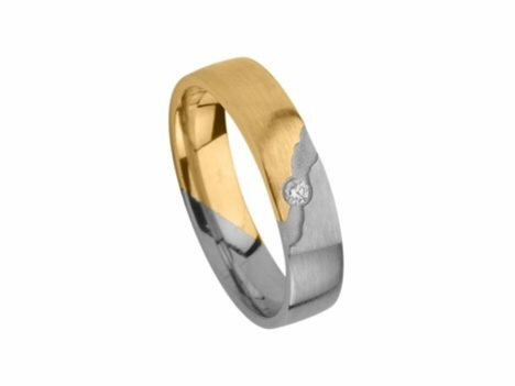 Aurodesign Trouwring - 18kt Bicolor | Auro Design Ring