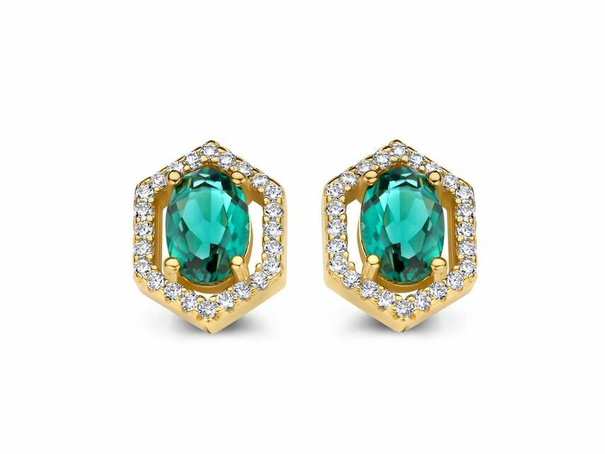 Oorbellen zirconia - Naiomy (AG) Zilver