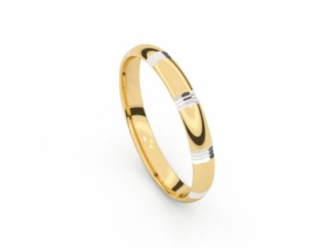 Aurodesign Trouwring - 18kt Bicolor | Auro Design Ring