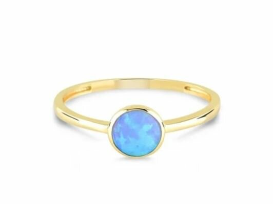 RING ZIRCONIA - 18kt Geelgoud | Swing 18k Jewels