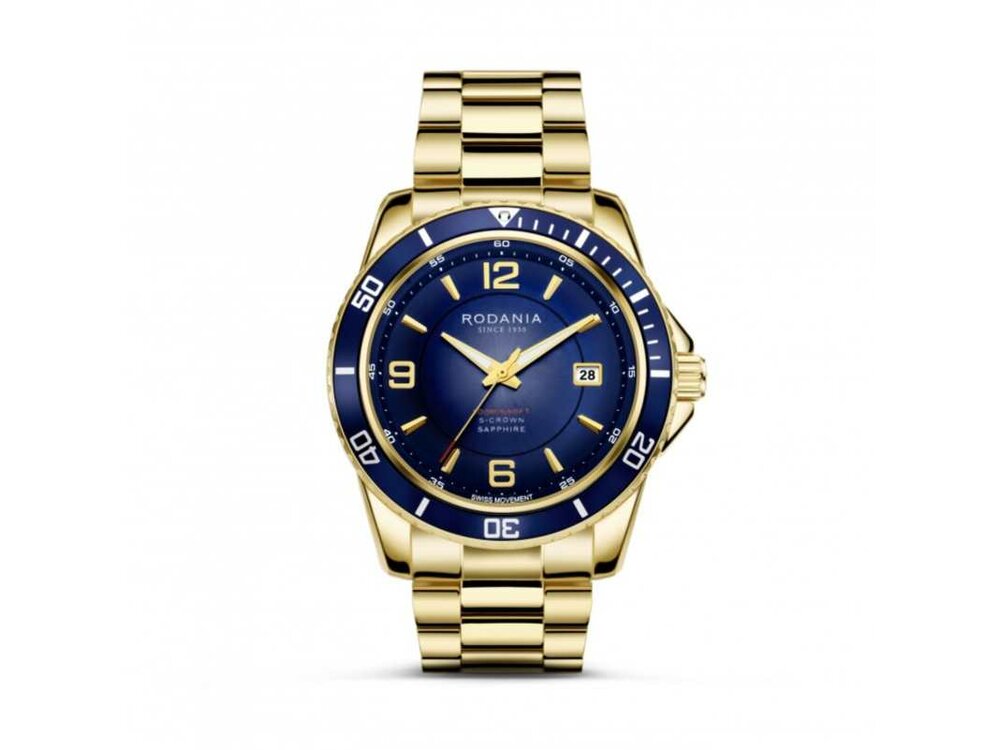 RODANIA SWISS MADE HEREN - Bicolor Staal-Plaqué / PVD | Rodania 1930 Swiss Made