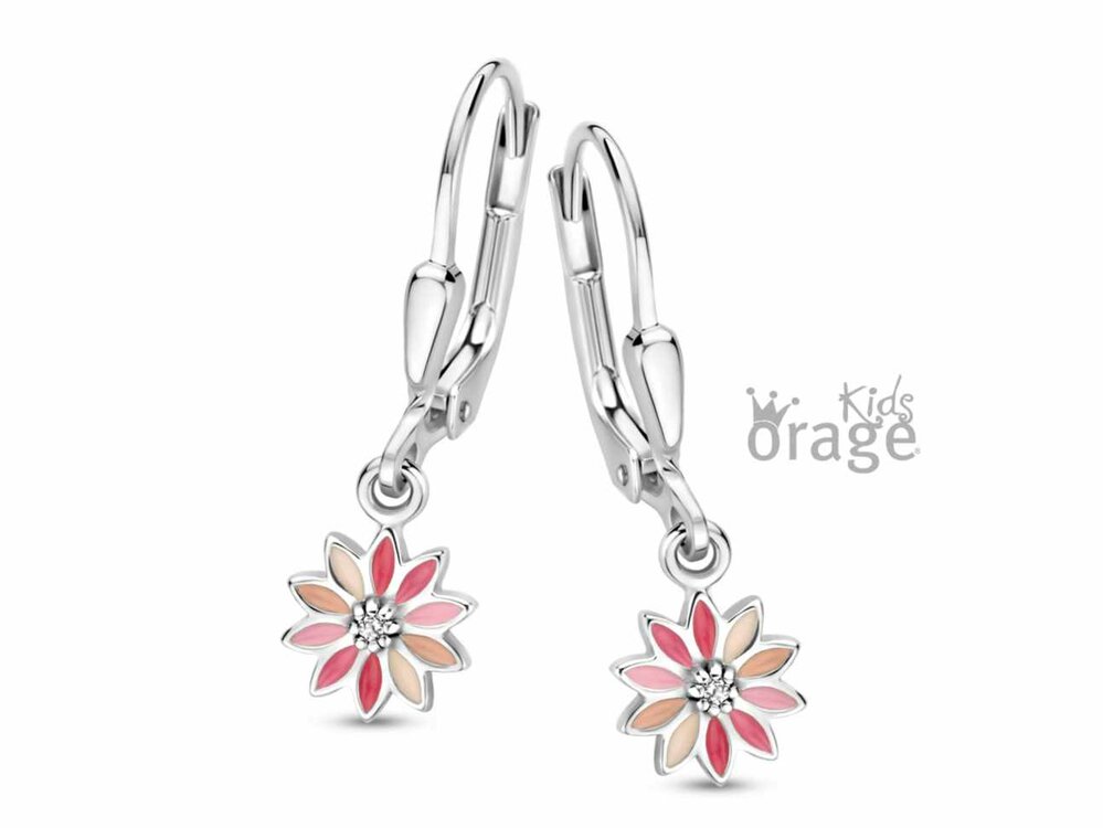 Oorbellen kinder afhanger - Orage Kids Silver | (Ag) Orage Zilver