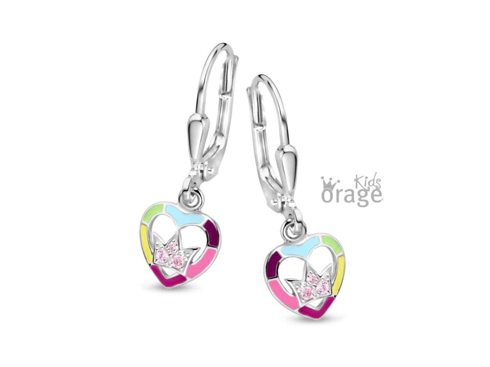 Oorbellen kinder afhanger - Orage Kids Silver | (Ag) Orage Zilver