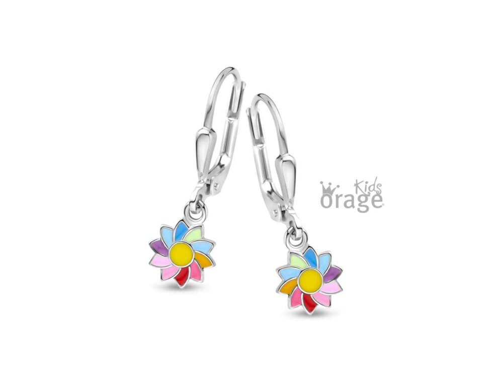 Oorbellen kinder afhanger - Orage Kids Silver | (Ag) Orage Zilver