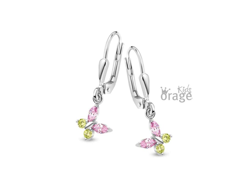 Oorbellen kinder afhanger - Orage Kids Silver | (Ag) Orage Zilver