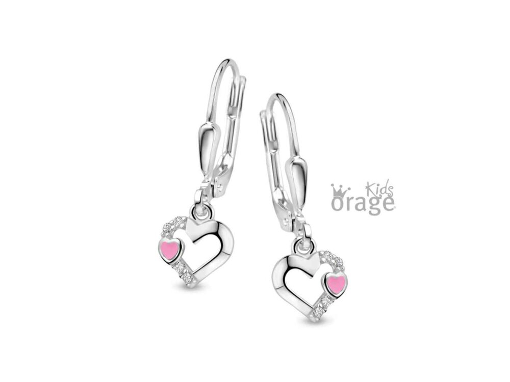 Oorbellen kinder afhanger - Orage Kids Silver | (Ag) Orage Zilver