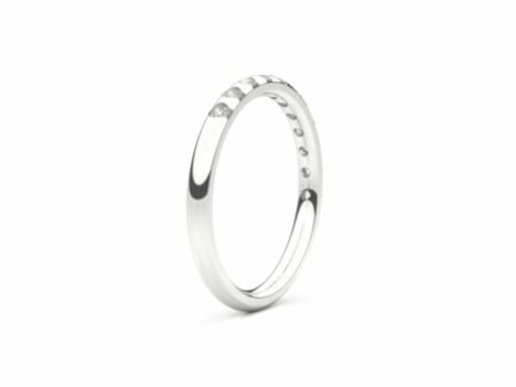 Mémoire Trouwring - 18kt Witgoud | Mémoire Ring