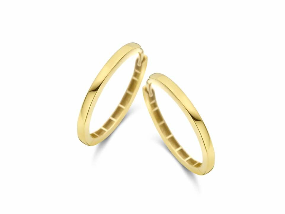 Oorbellen creolen - 18kt Geelgoud | COLLECTION VANSCHOENWINKEL