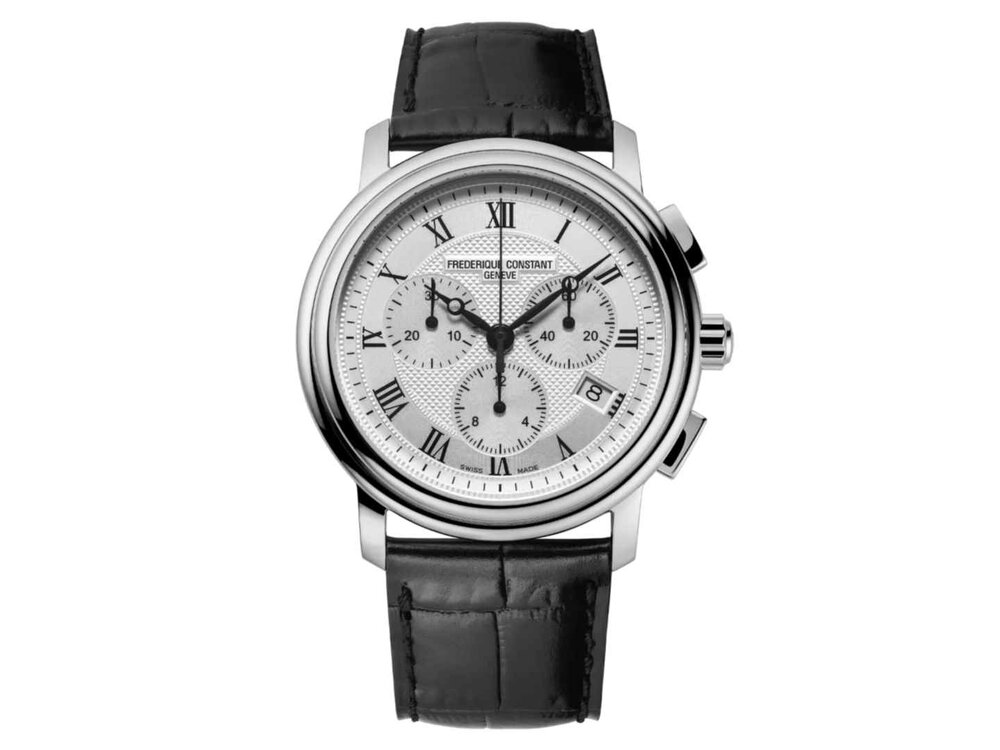 FREDERIQUE CONSTANT MEN'S  - CHRONO QUARTZ LEER | FREDERIQUE CONSTANT GENEVE