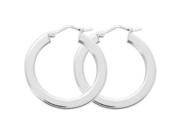 Oorbellen creolen - 18kt Witgoud | COLLECTION VANSCHOENWINKEL