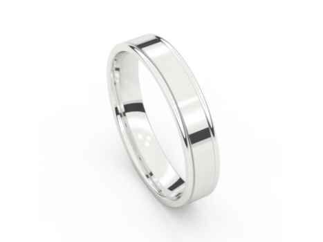 Mémoire Trouwring - 18kt Witgoud | Mémoire Ring