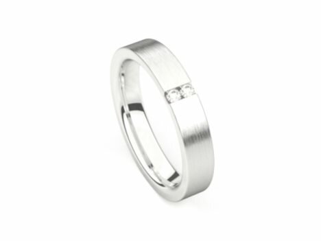 Mémoire Trouwring - 18kt Witgoud | Mémoire Ring