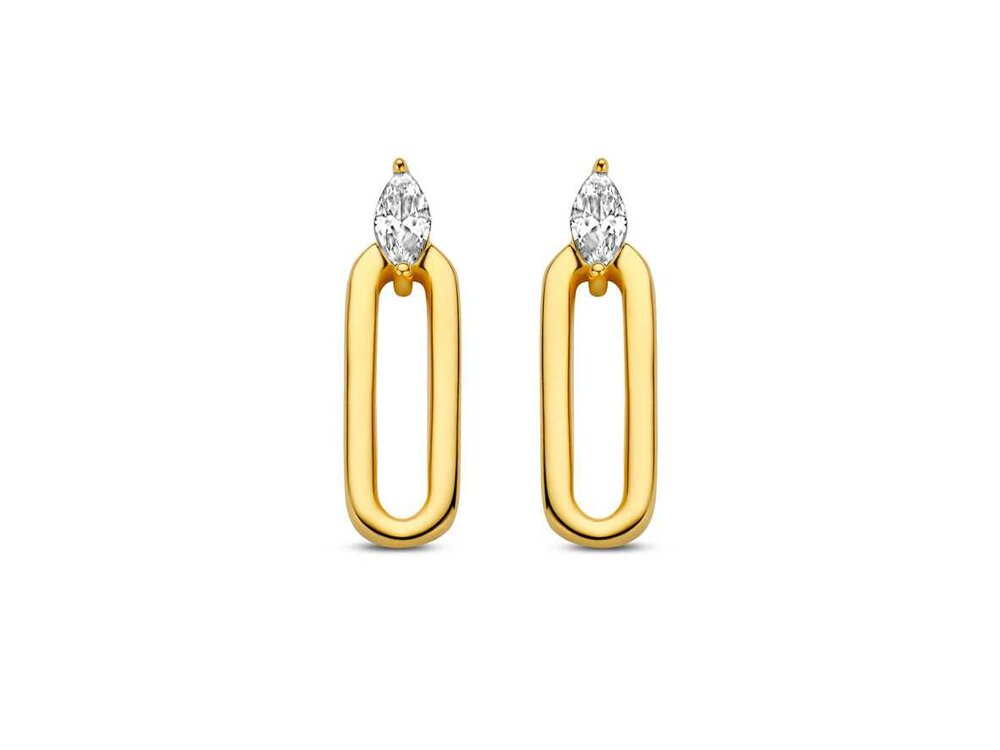 OORBEL ZILVER ZIRCONIA - Naiomy (AG) Zilver