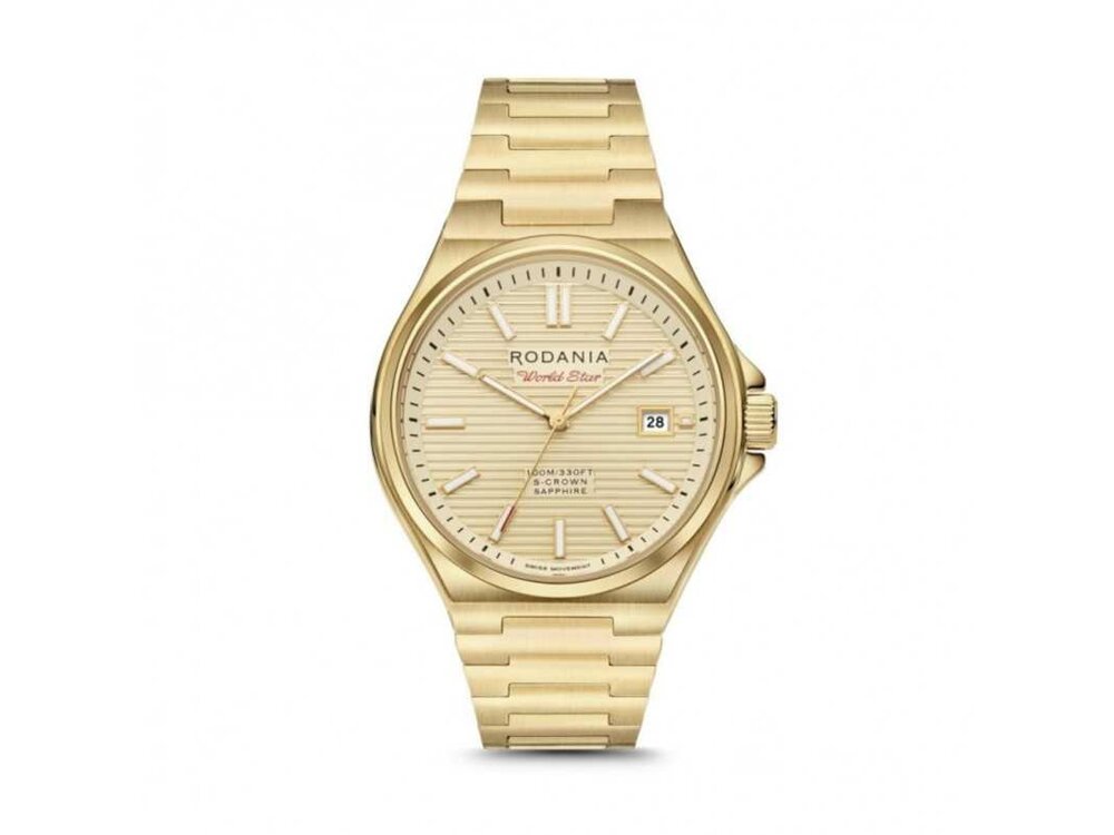 RODANIA SWISS MADE HEREN - Bicolor Staal-Plaqué / PVD | Rodania 1930 Swiss Made