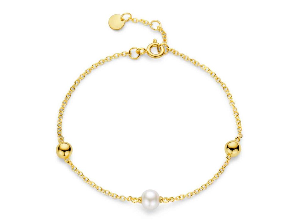 ARMBAND PARELS - Naiomy (AG) Zilver