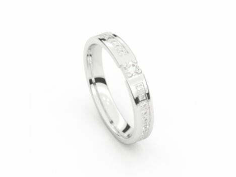 Aurodesign Trouwring - 18kt Witgoud | Auro Design Ring