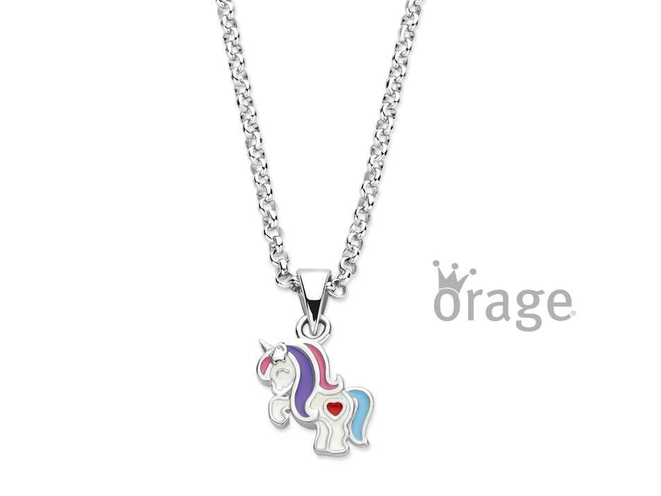 Hanger met Ketting - Orage Kids Silver | (Ag) Orage Zilver