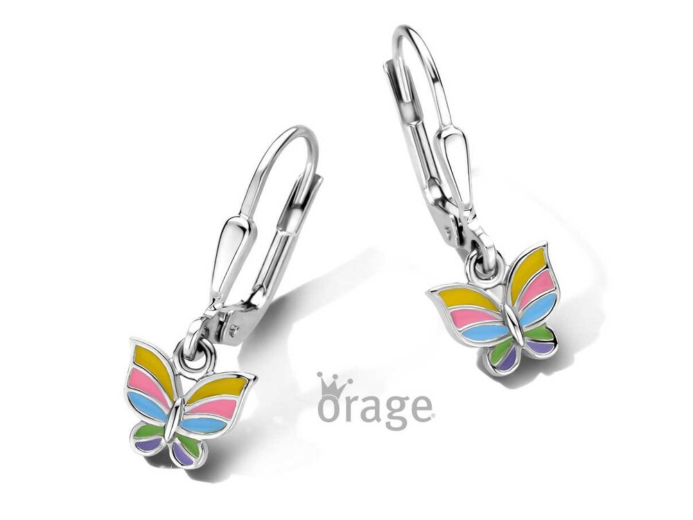 Oorbellen kinder afhanger - Orage Kids Silver | (Ag) Orage Zilver