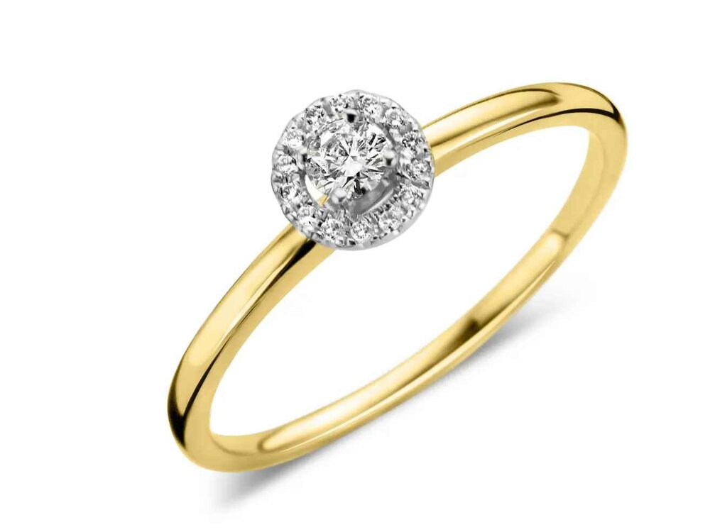 Ring Solitaire briljant - DULCI NEA 18K | COLLECTION VANSCHOENWINKEL