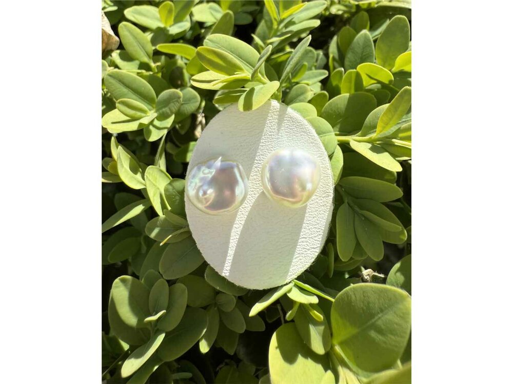 Oorbellen parels - Baroque parels zoetwater