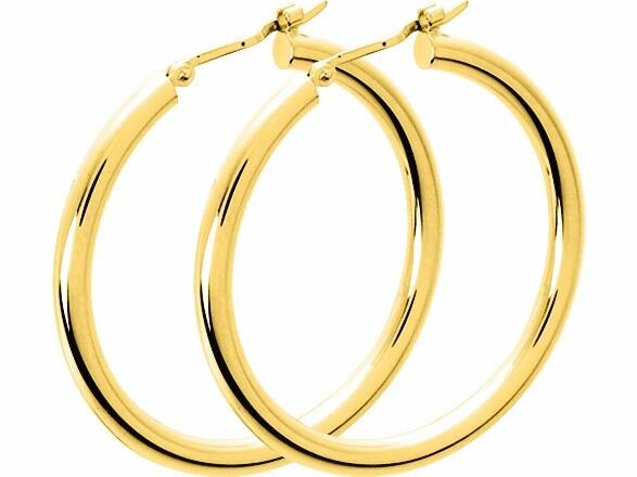 Oorbellen creolen - 18kt Geelgoud | COLLECTION VANSCHOENWINKEL