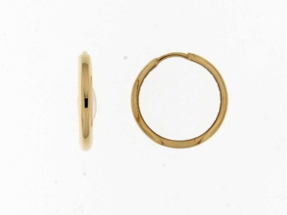 Oorbellen creolen - 18kt Geelgoud | COLLECTION VANSCHOENWINKEL